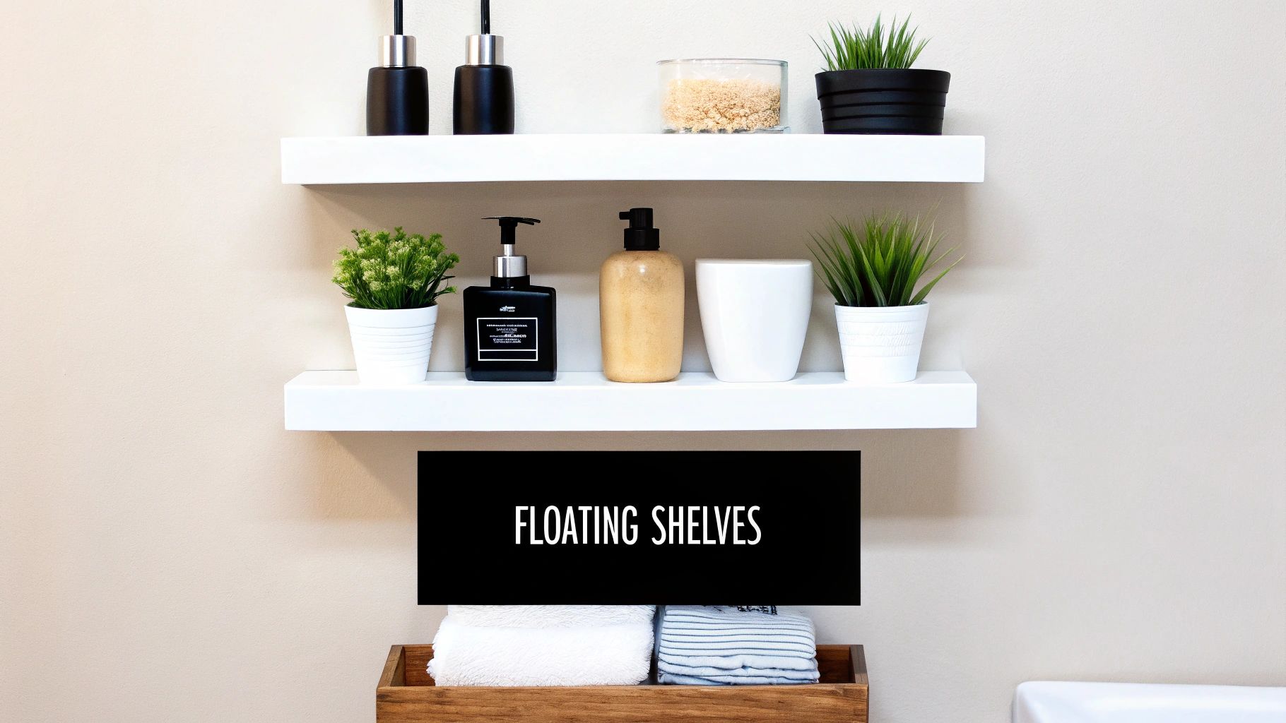 Wall-mounted Floating Shelves
