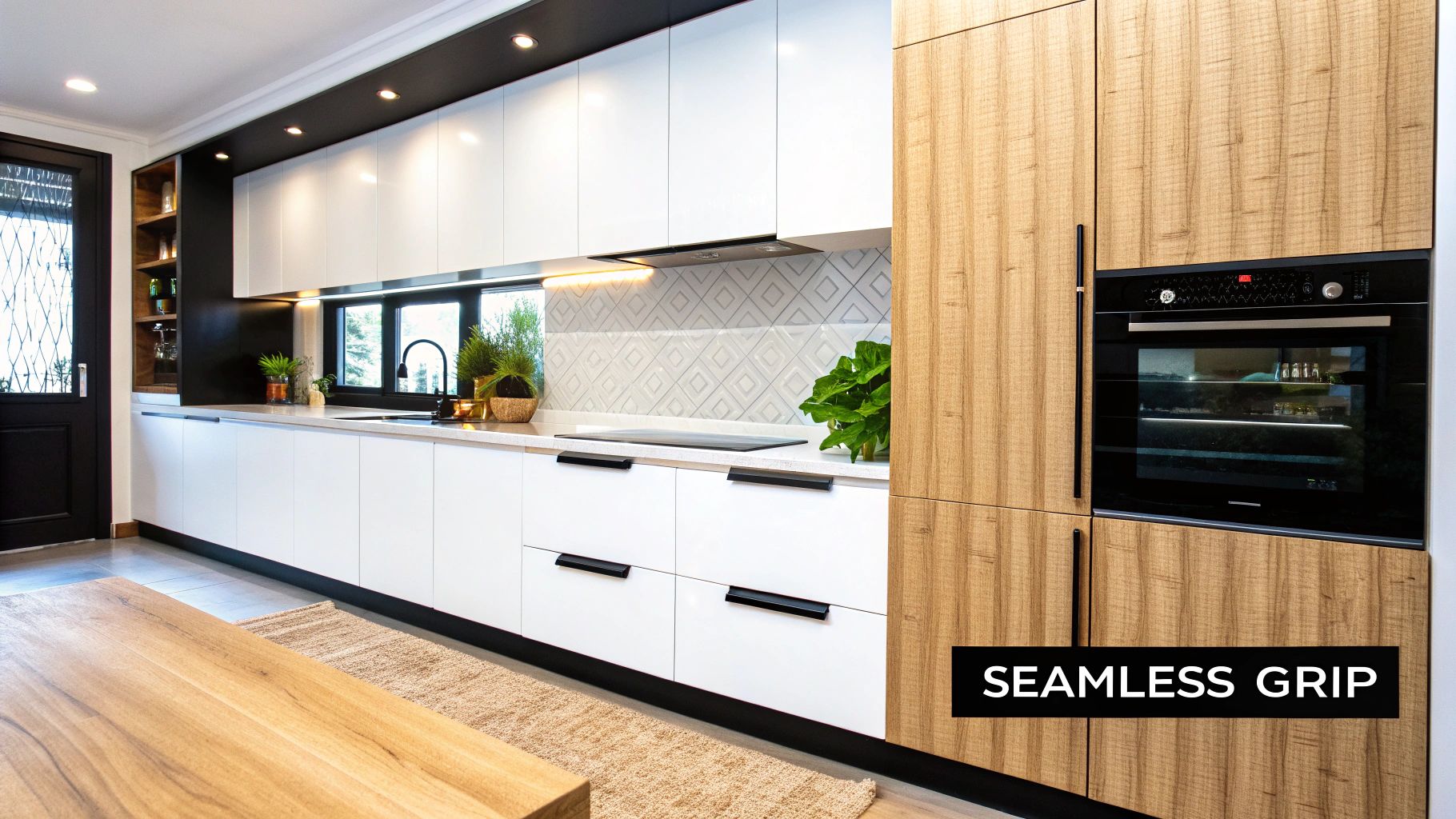 Integrated Handle Cabinets