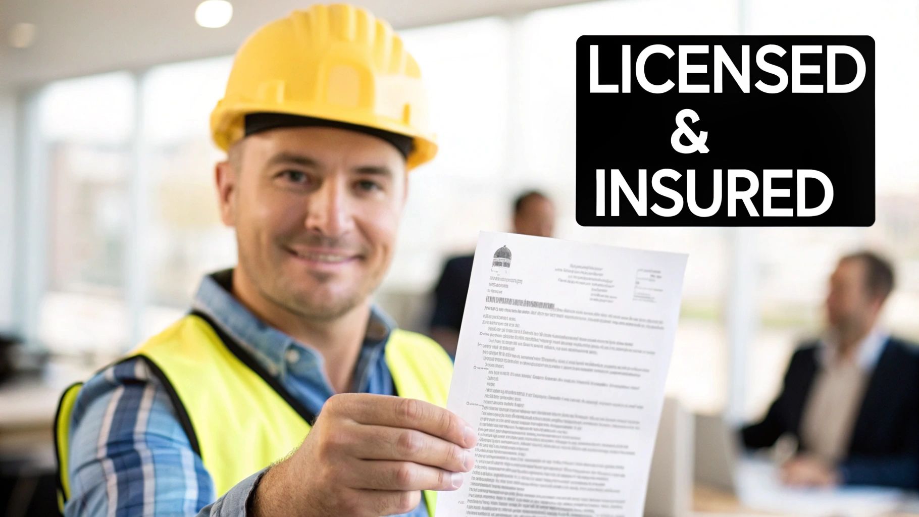 Are you licensed, bonded, and insured?