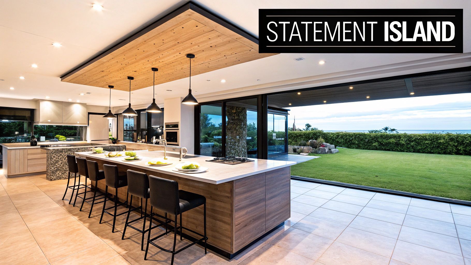 Bold Statement Kitchen Islands