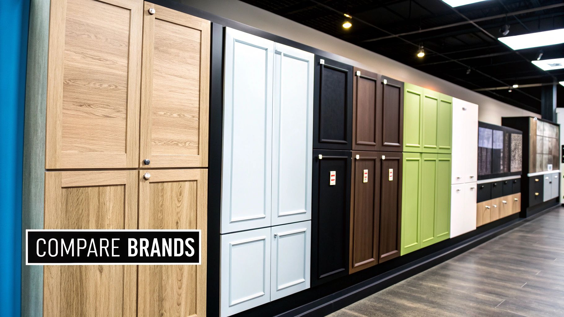 A modern, well-lit kitchen with sleek, high-quality cabinets.