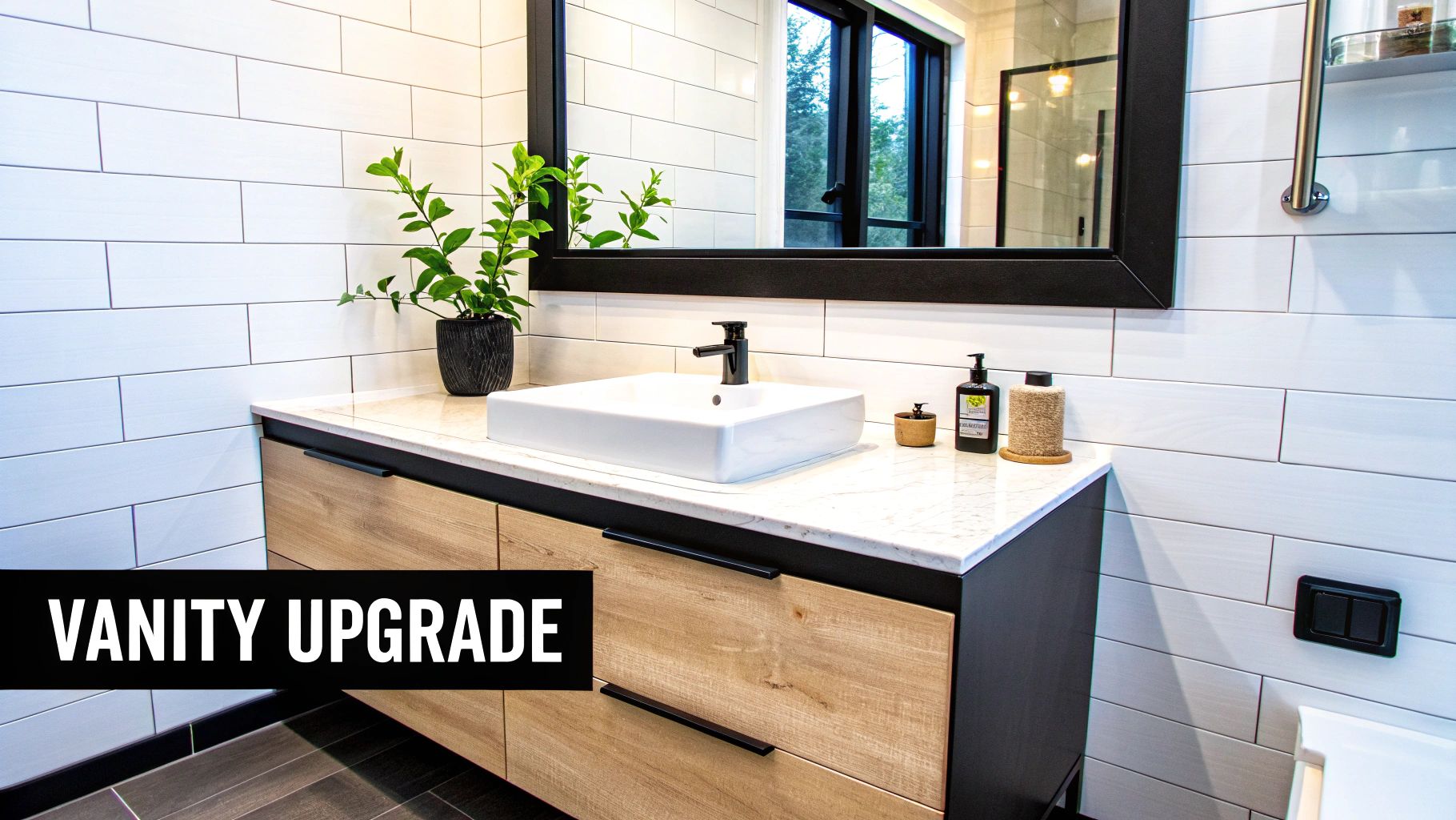 Bathroom Vanity and Tile Upgrade