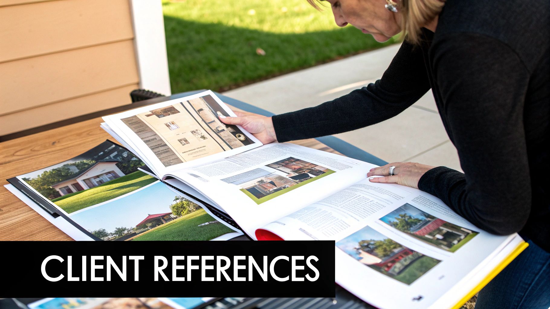 Can you provide references from recent, similar projects?