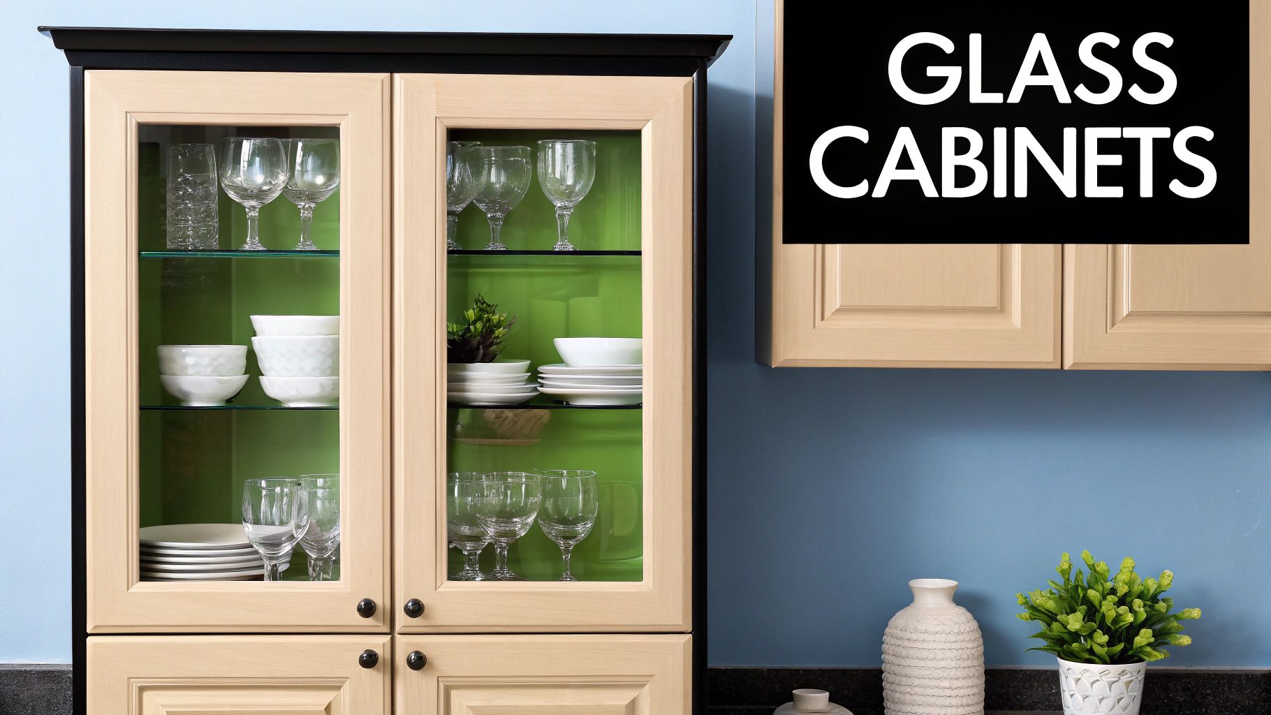 Glass Front Cabinet Doors