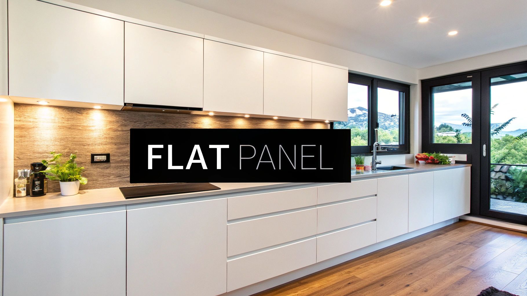 Flat Panel (Slab) Cabinet Doors