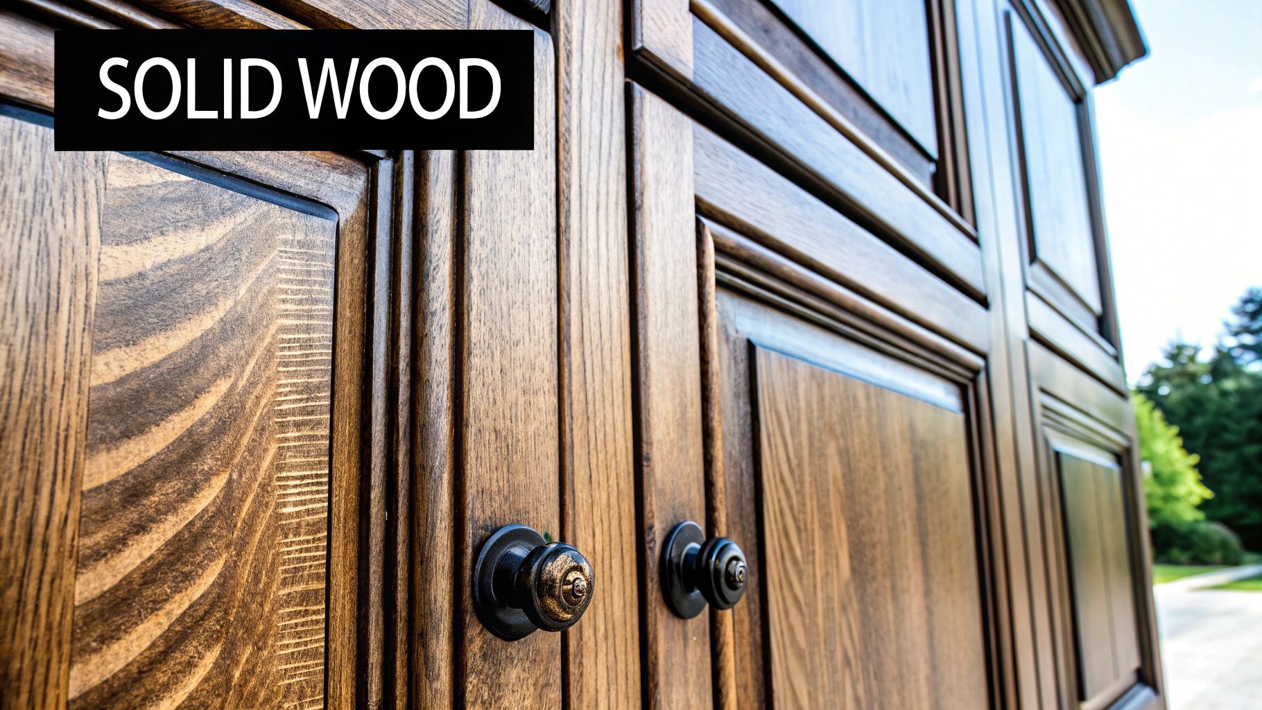 Solid Wood Cabinet Construction