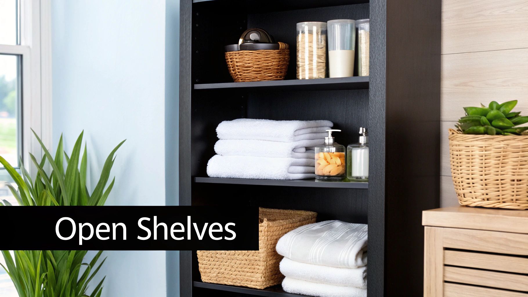 Add Open Shelving and Display Areas