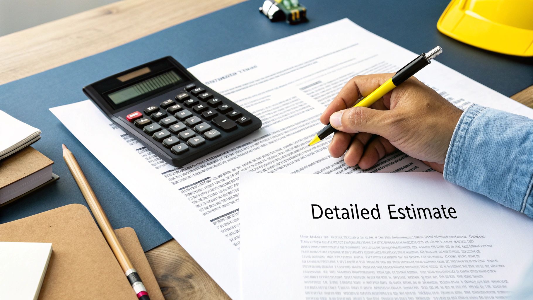 Can you provide a detailed written estimate?