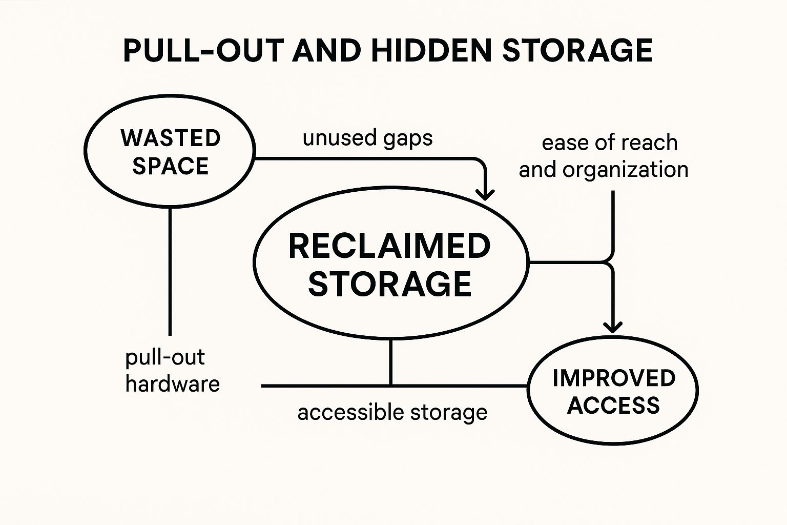 Pull-Out and Hidden Storage Solutions