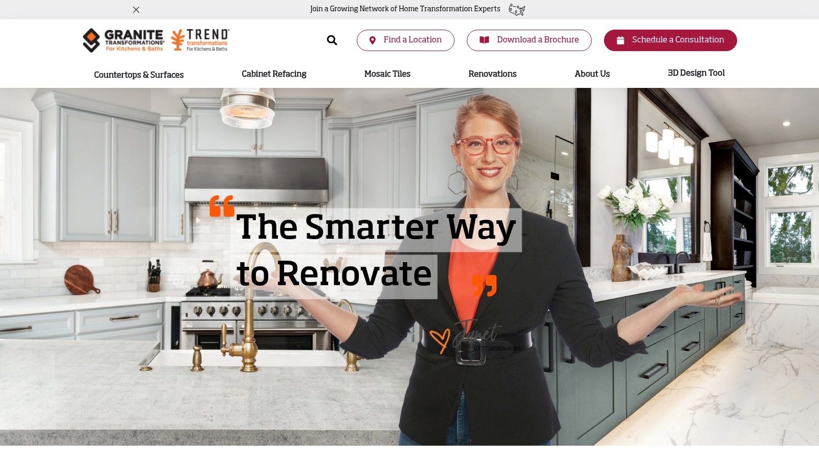 TREND Transformations / Granite Transformations — National Franchise Cabinet Refacing