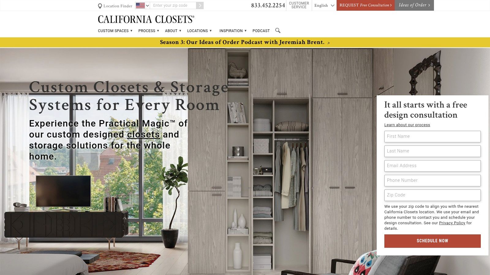 California Closets Wood Systems