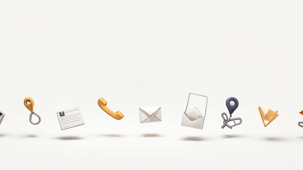 Contact Information Header