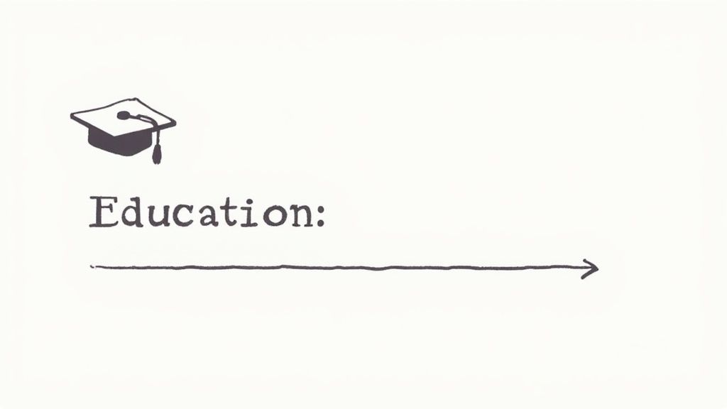 A person's hands organizing cards labeled with different skills like 'leadership' and 'creativity'.