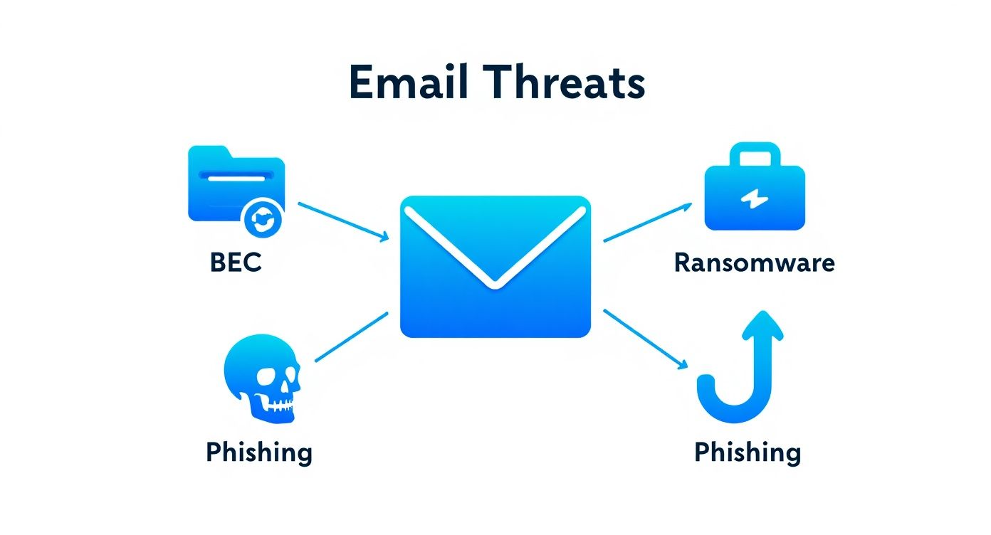 Infographic about best email security solutions