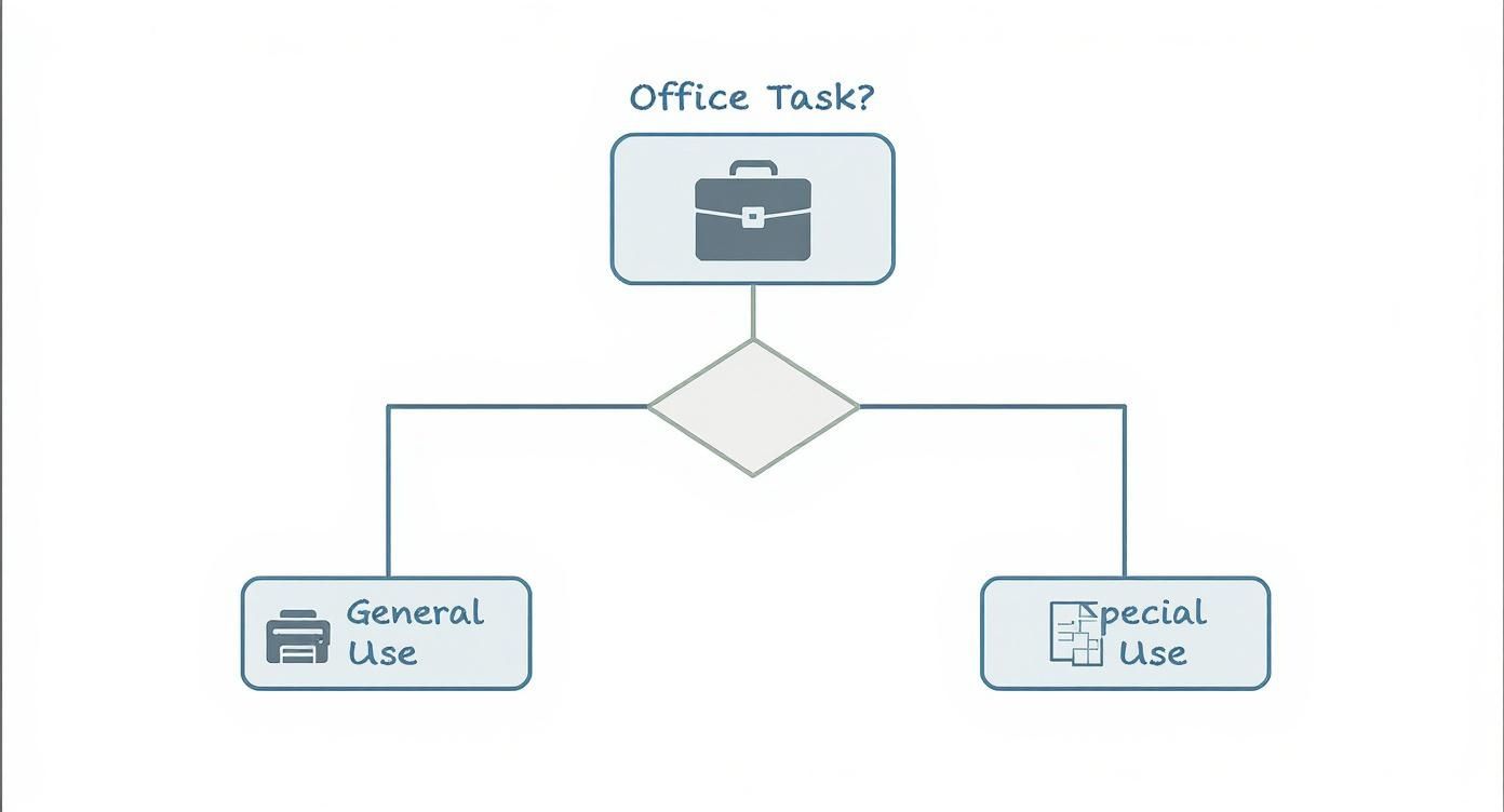 Infographic about what is a multifunction printer