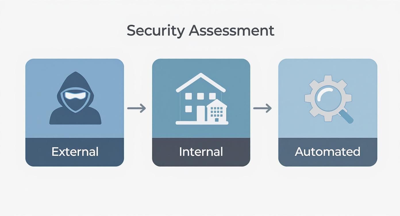 Your Guide to External Penetration Tests Infographic about external penetration tests