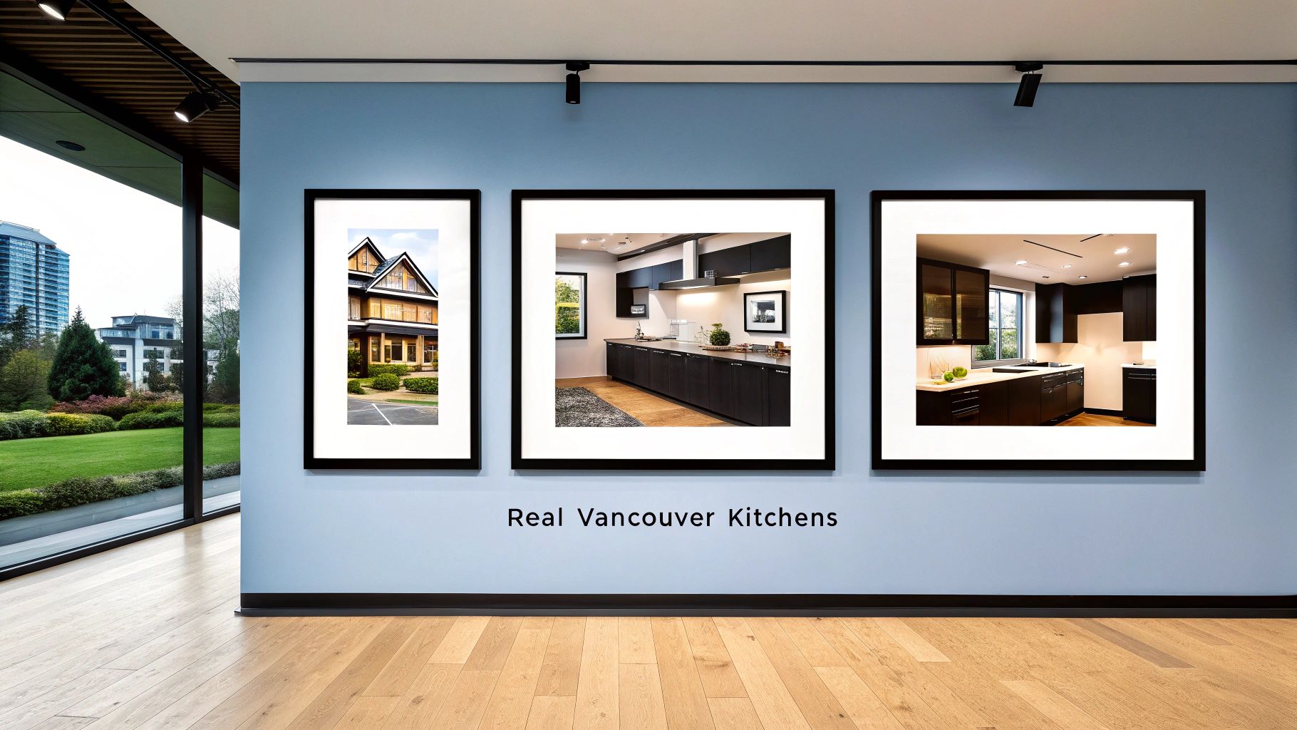 Woman smiling in her newly renovated Vancouver kitchen