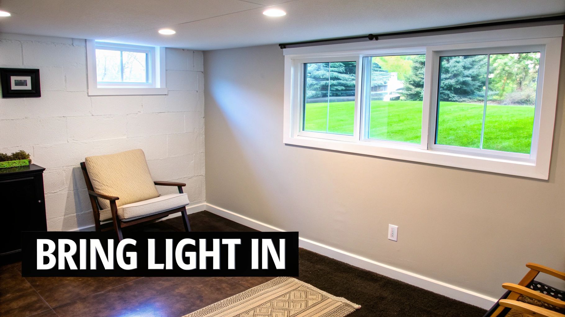 Egress Windows and Natural Light Enhancement