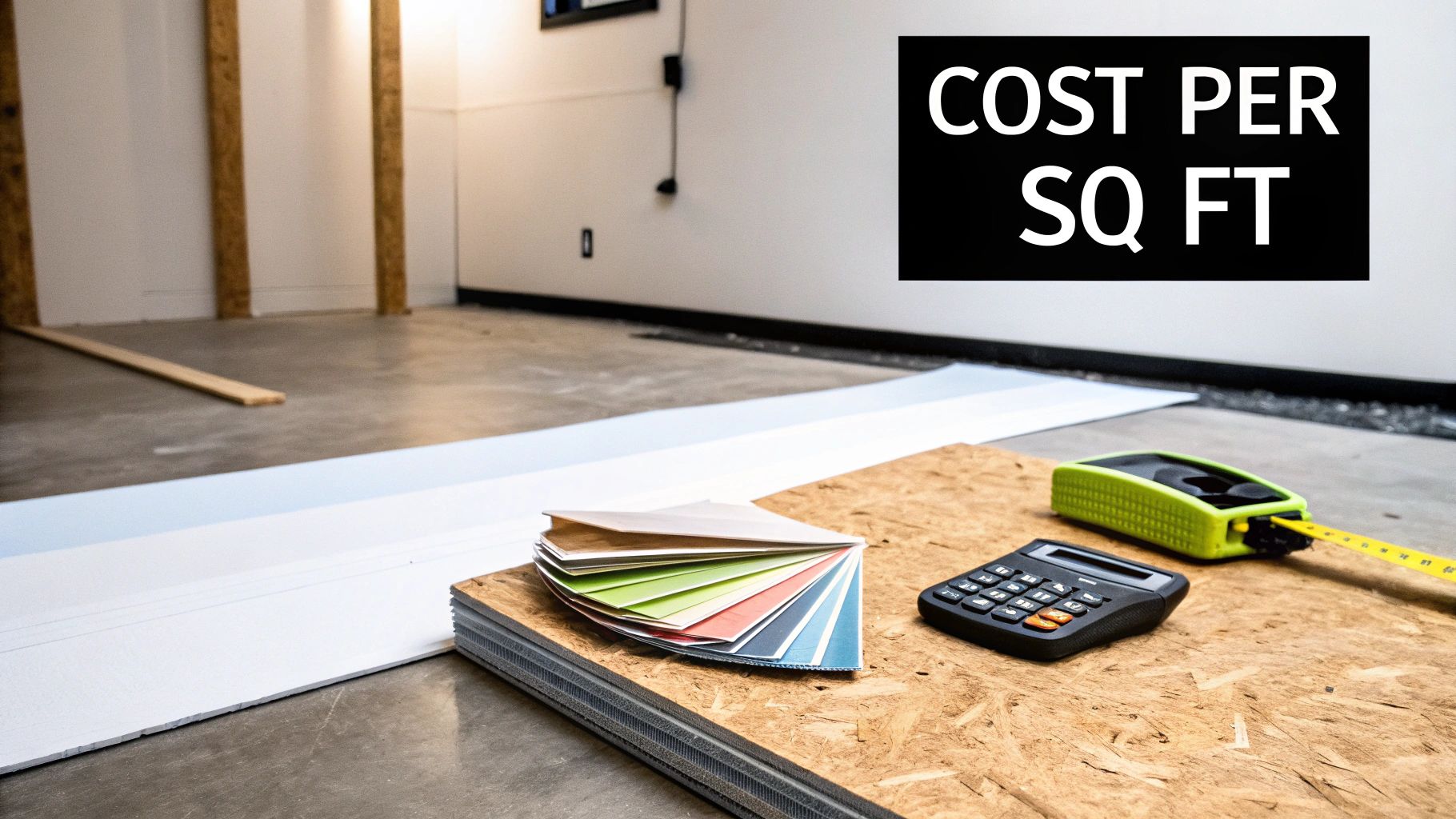 A beautifully finished modern basement with a comfortable seating area, showcasing the potential of the space.