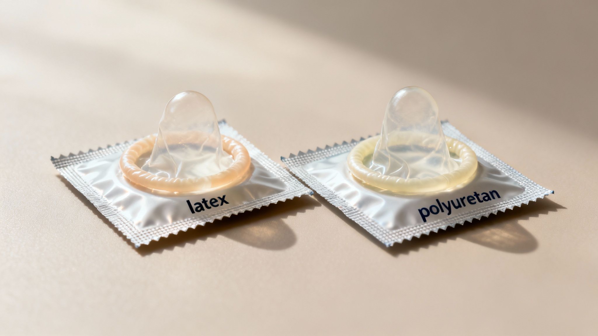Kondom utan glidmedel latexfri kondom
