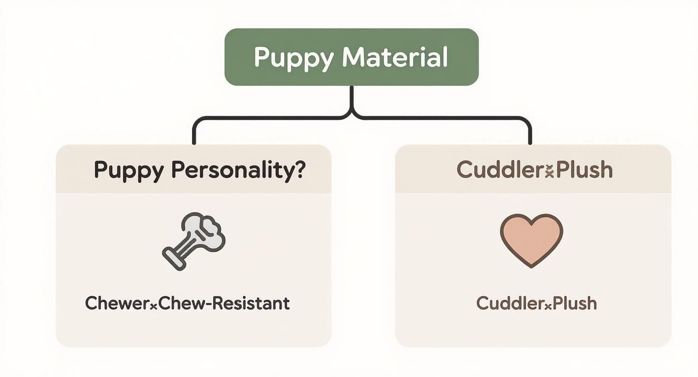 Infographic about dog bed puppy