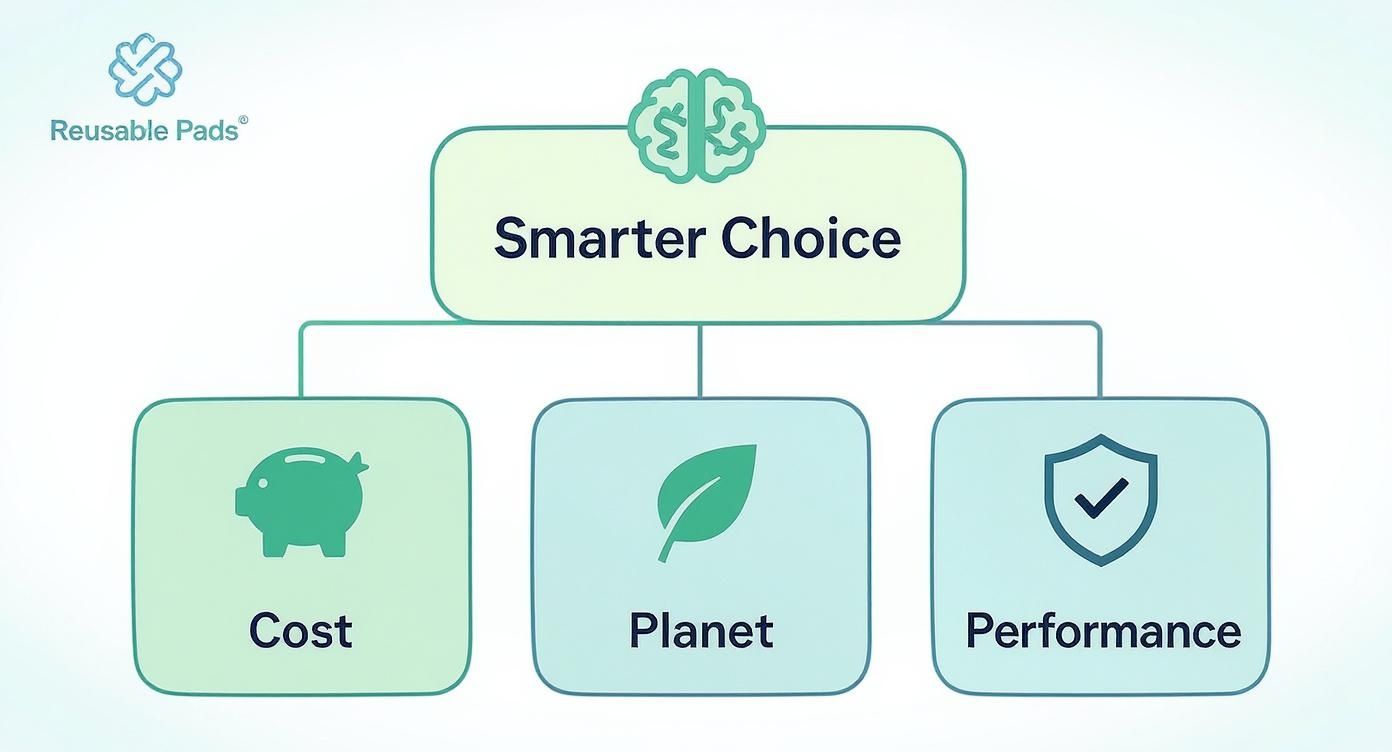 Infographic about dog washable pee pads
