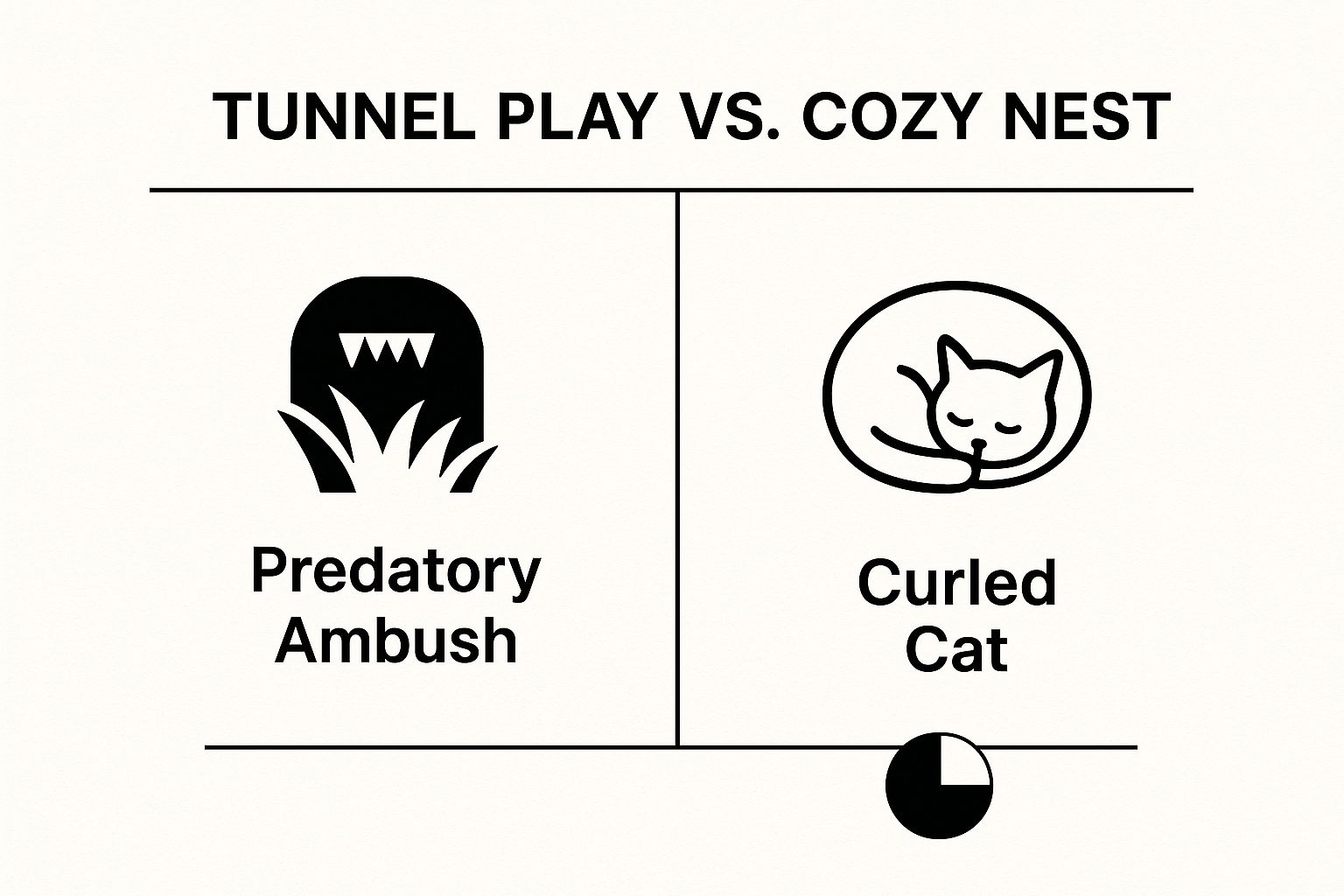 Infographic about donut cat tunnel bed