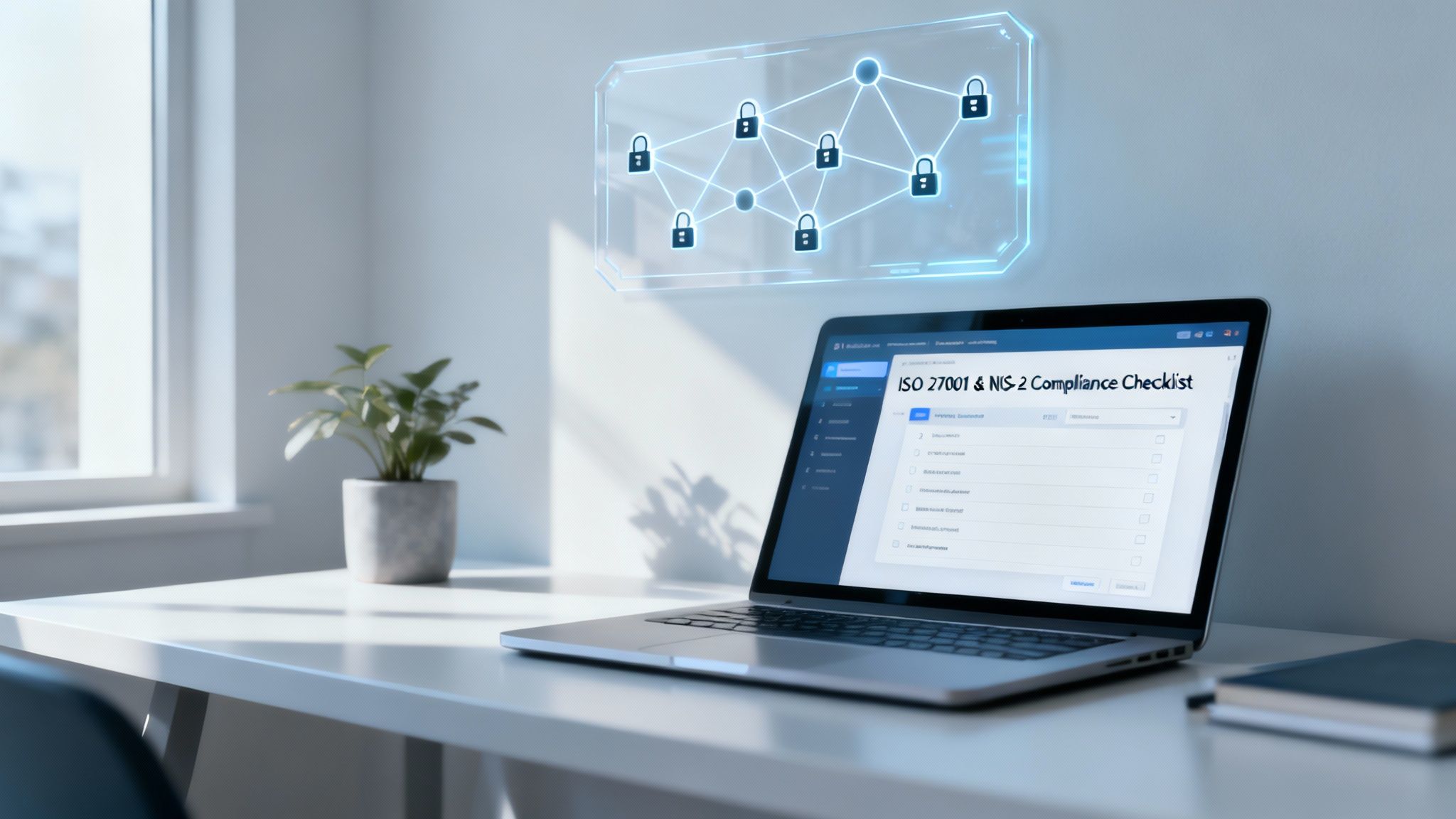 Ein Sicherheitsexperte analysiert Daten auf mehreren Bildschirmen in einem Kontrollraum.