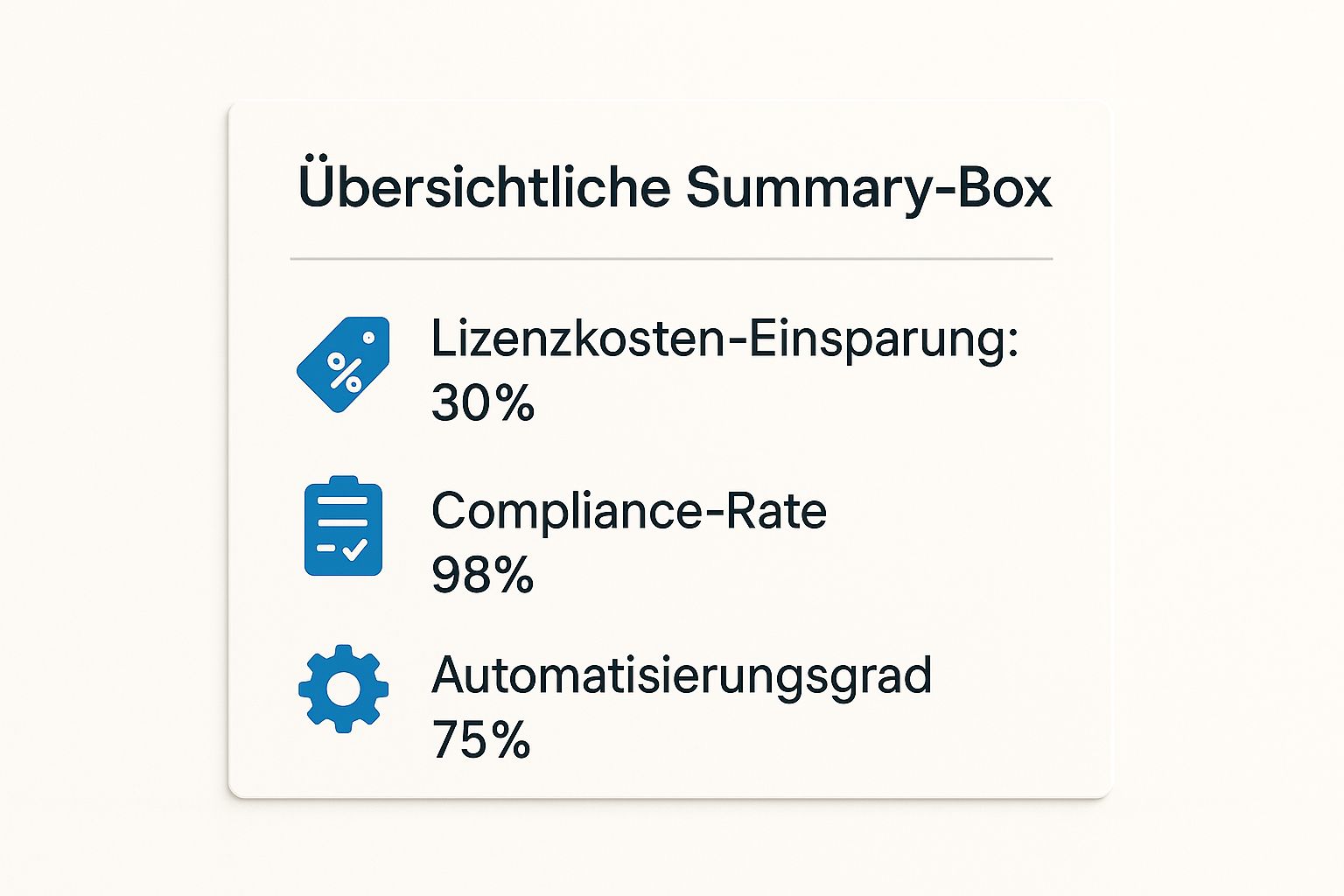 Ein Bild, das verschiedene Software-Logos und Zahnräder zeigt, die miteinander verbunden sind und eine Lupe, die auf ein bestimmtes Element fokussiert, um den Prozess der Analyse und Auswahl von SAM-Tools darzustellen.
