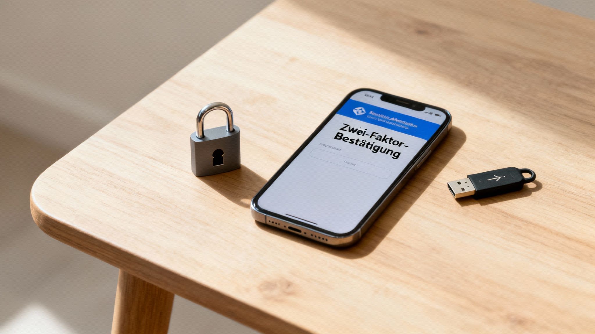 Eine stilisierte Darstellung eines Schlosses auf einem Cloud-Symbol, das Sicherheit und Schutz symbolisiert.