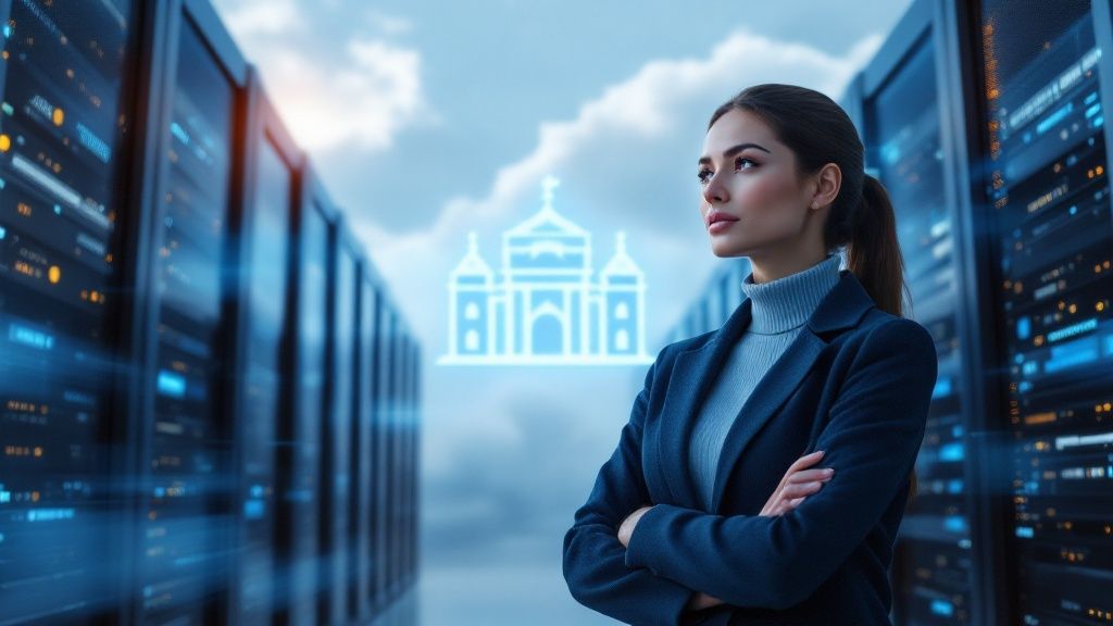 Eine vereinfachte Grafik, die die drei Cloud-Servicemodelle SaaS, PaaS und IaaS darstellt.