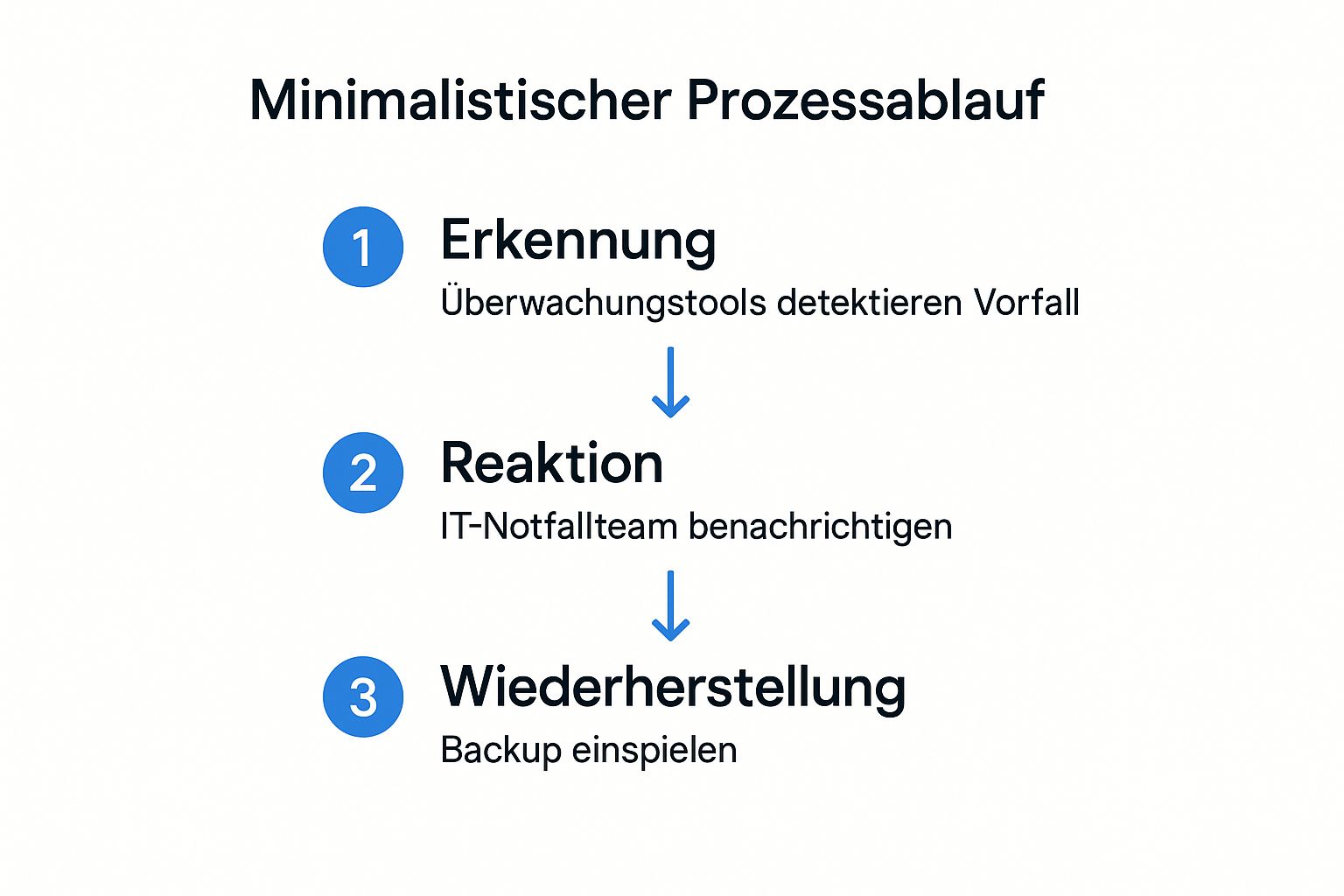 Infographic about it notfallhandbuch