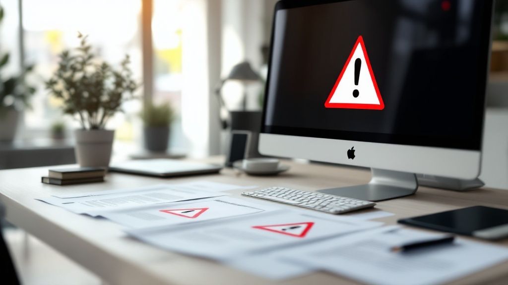 Eine abstrakte Darstellung des deutschen Marktes mit Wachstumspfeilen und Symbolen für Software und Compliance, die das dynamische Umfeld des Softwarelizenzmanagements in Deutschland visualisiert.
