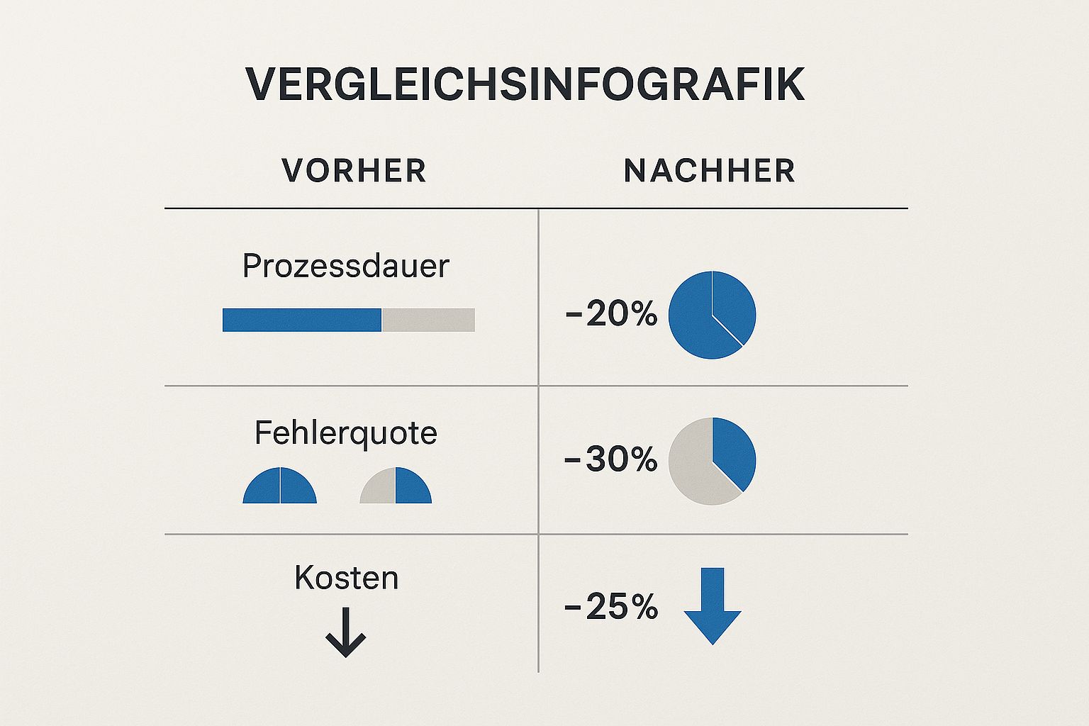 Infographic about geschäftsprozesse optimieren