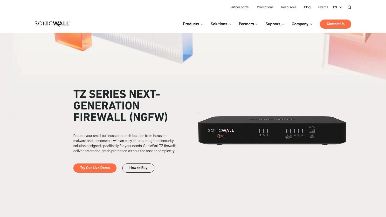 SonicWall TZ Series