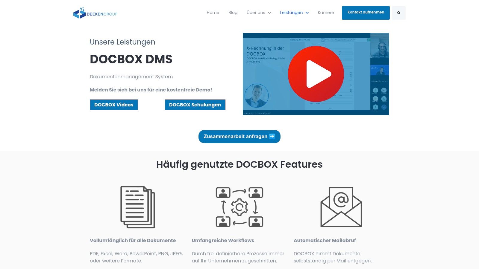 Digitalisierung - Docbox DMS