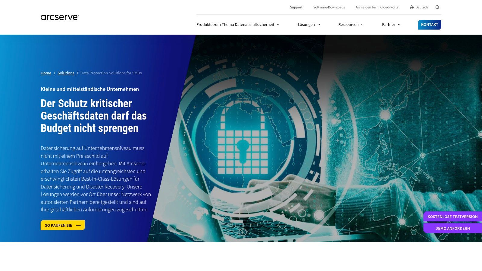 Arcserve – Datensicherungslösungen für KMU