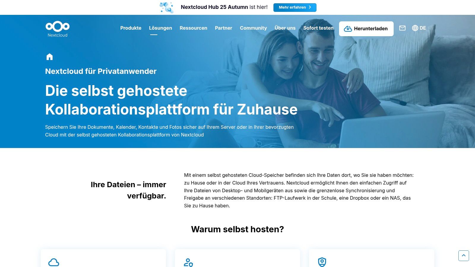 Nextcloud (Self‑Hosting)