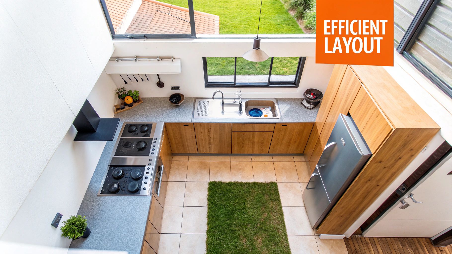 Define Your Kitchen Layout and Workflow
