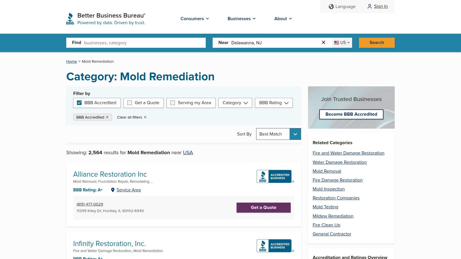 Better Business Bureau (BBB)