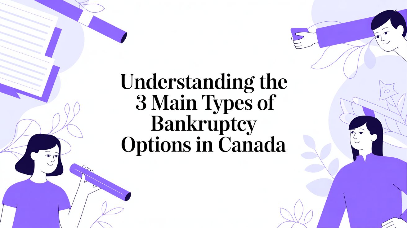 Understanding the 3 Main Types of Bankruptcy Options in Canada