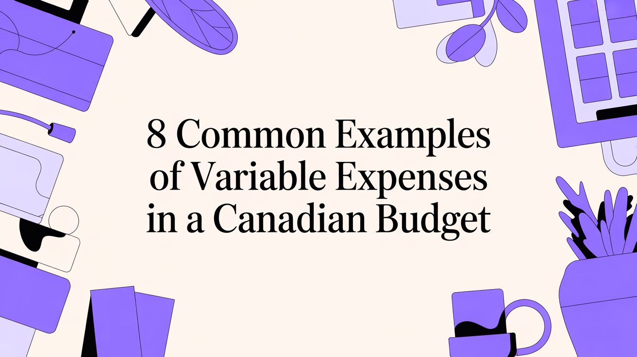 8 Common Examples of Variable Expenses in a Canadian Budget
