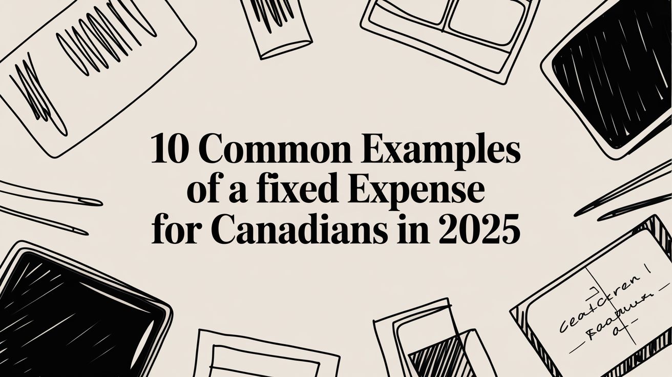 10 Common Examples of a Fixed Expense for Canadians in 2025
