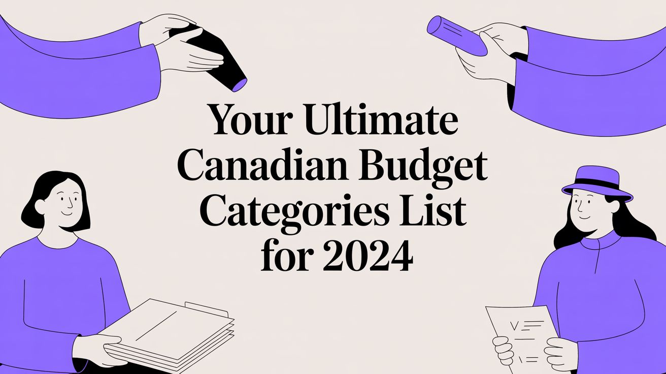 Your Ultimate Canadian Budget Categories List for 2024