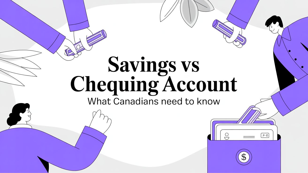 Savings vs Chequing Account: A Guide for Canadians