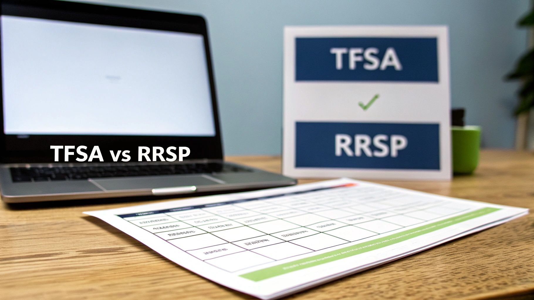 TFSA vs RRSP Comparison