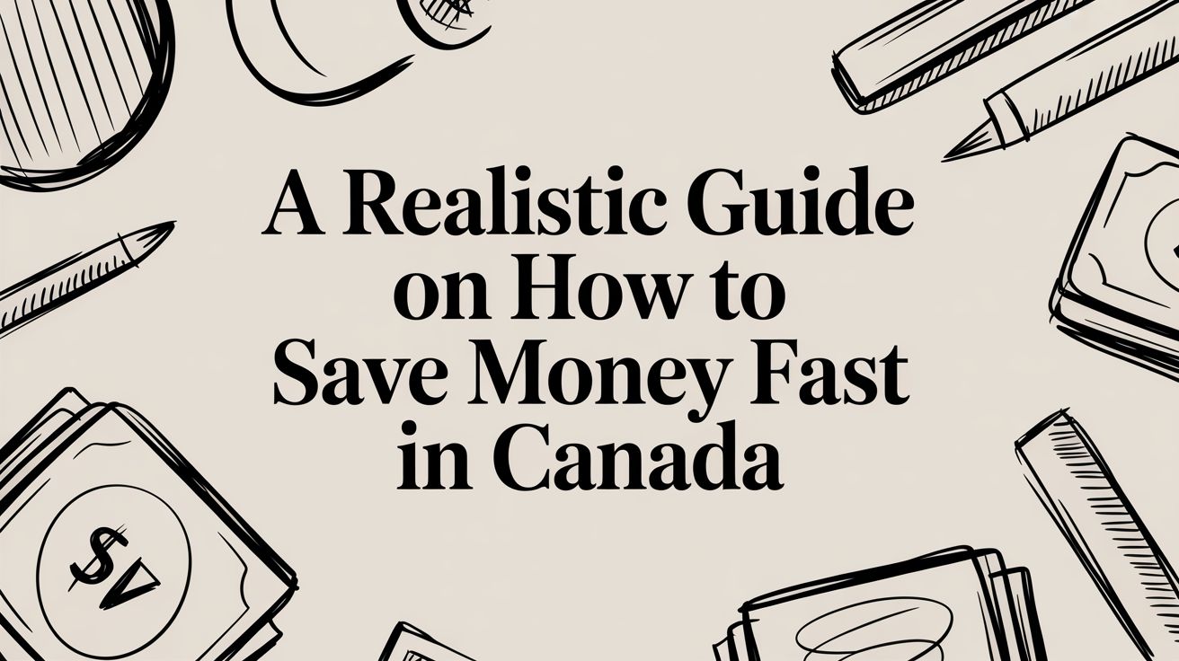 A Realistic Guide on How to Save Money Fast in Canada