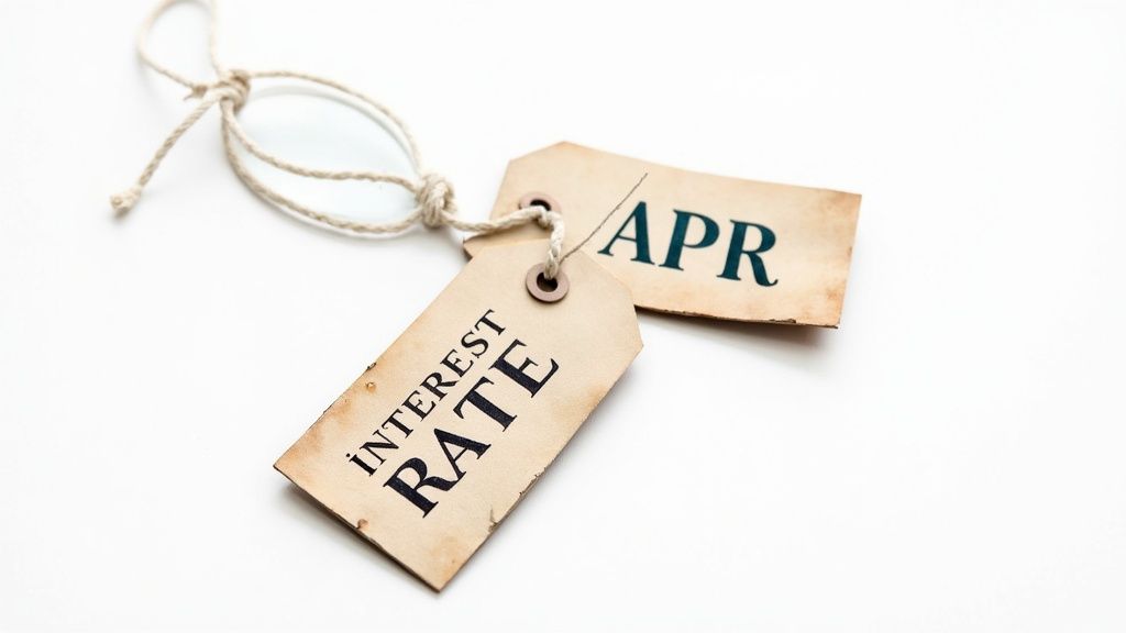 Person reviewing a document with a magnifying glass, highlighting the importance of examining mortgage fees.