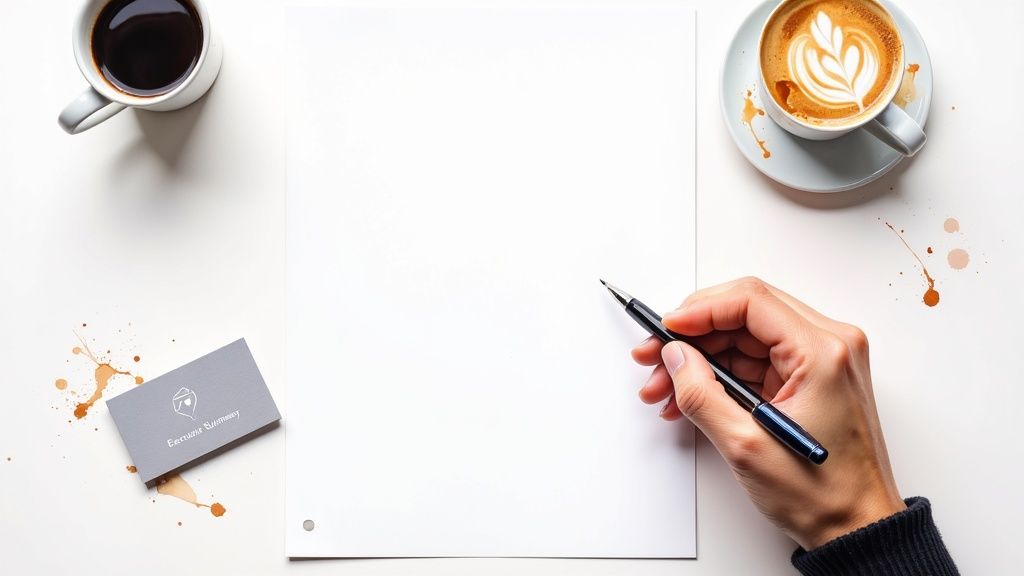 A person presenting a business plan to potential investors in a modern office.