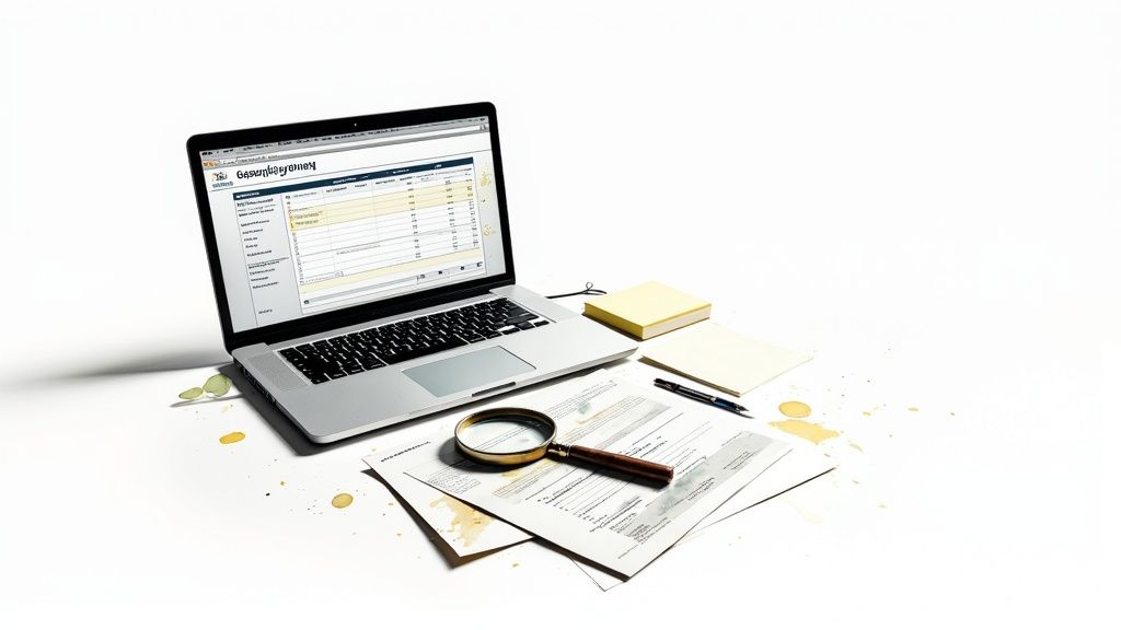 A screenshot showing property data and a map on PropertyShark for Los Angeles County.